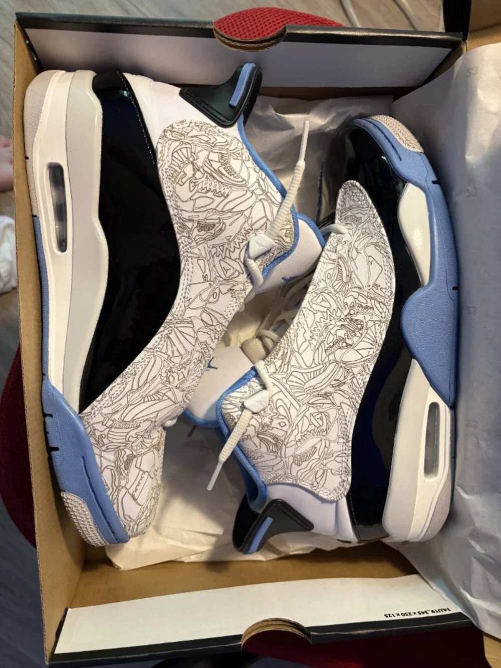 Jordan Dub Zero legend blue